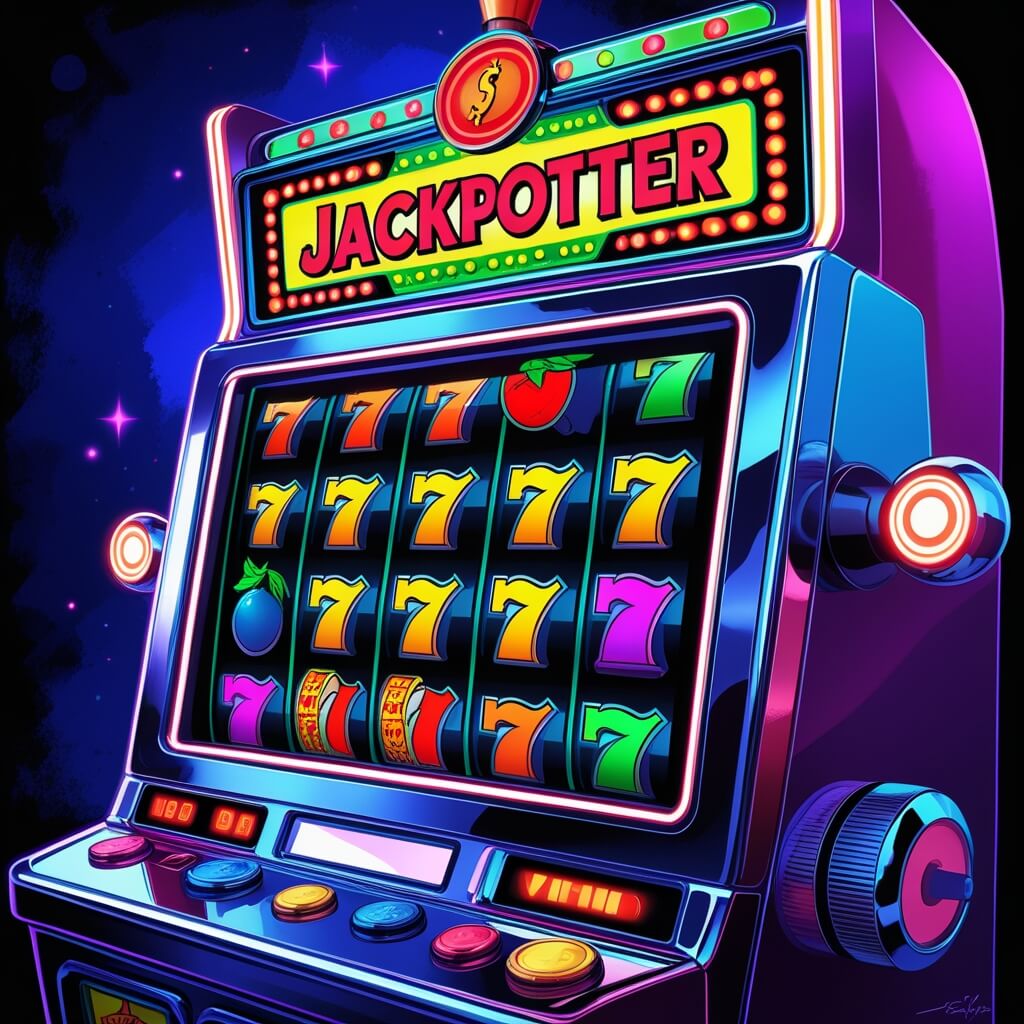 Sloty w Jackpotter Ilustracja mechaniki slotów